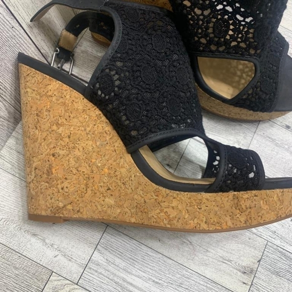 Lucky brand wedges Sandal Summer Beach Vacation Woman Size 10 - Picture 6 of 9